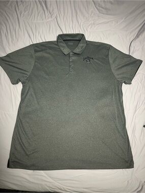 Jim Beam Men's Olive Green Polo Shirt - Classic Logo
